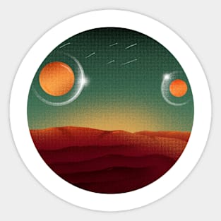 Stars and Planets Sticker